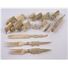 Image 1 : Group of Antique African Bone Animals