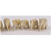 Image 3 : Group of Antique African Bone Elephants