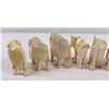 Image 5 : Group of Antique African Bone Elephants