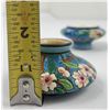 Image 8 : Longwy French Enamel Chinese Candlesticks