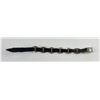 Image 2 : Navajo Sterling Silver Concho Bracelet