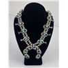 Image 4 : Navajo Sterling Silver Turquoise Squash Blossom