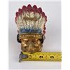 Image 7 : Cold Painted Indian Chief Still Bank