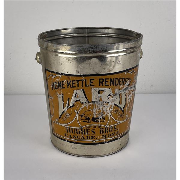 Hughes Bros Cascade Montana Lard Tin