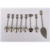 Image 4 : Group of Coin Silver Brazilian Coffee Spoons