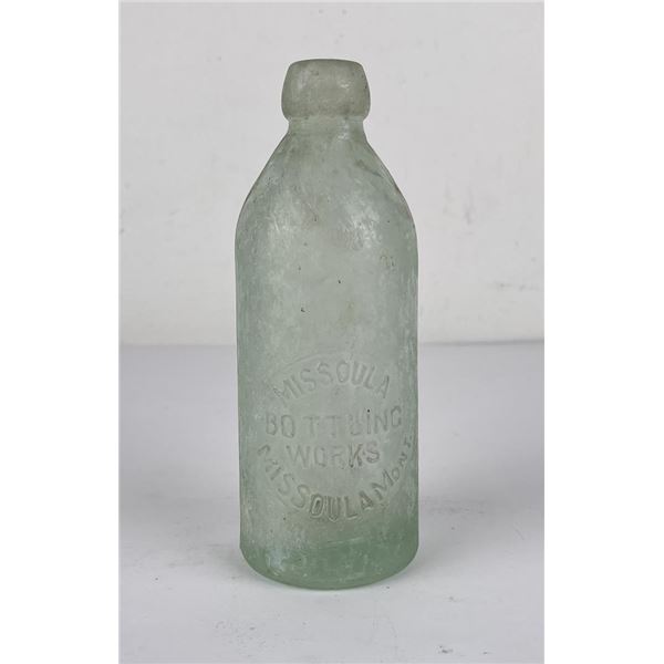 Missoula Bottling Works Montana Hutch Soda Bottle