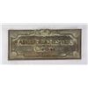 Image 7 : Adler Rochester Clothes Bronze Sign New York