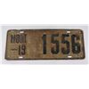 Image 1 : 1919 Montana License Plate