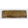 Image 2 : Early US Mail License Plate Topper