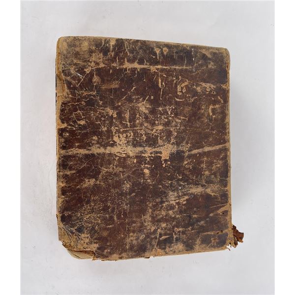 Very Early Leather Bound Bible