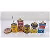 Image 1 : Group of Advertising Oil Cans