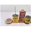 Image 2 : Group of Advertising Oil Cans