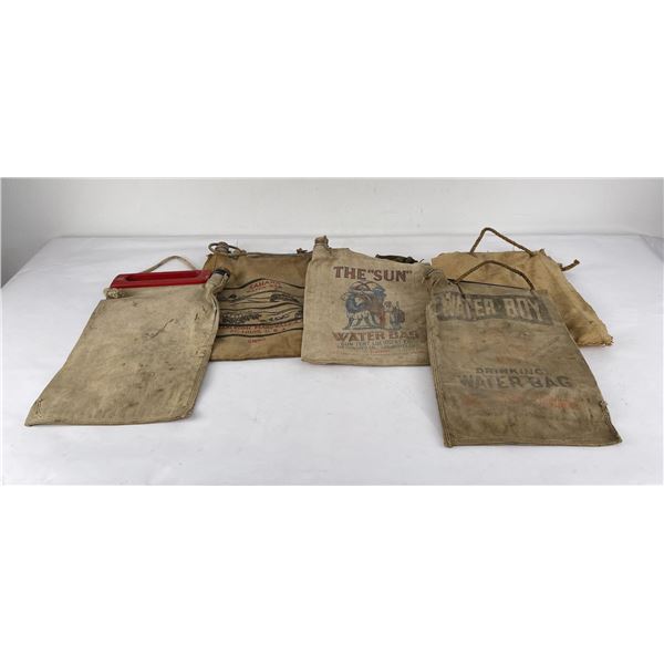 Group of Antique Desert Water Bags