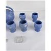 Image 9 : Group of Dickota Pottery Water Glass Set