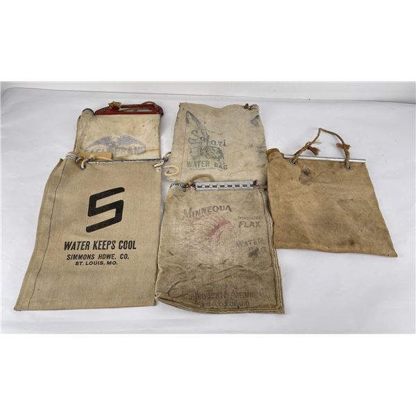 Group of Antique Desert Water Bags