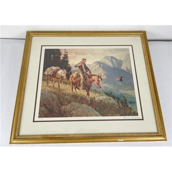 Signed and Numbered Cowboy Print