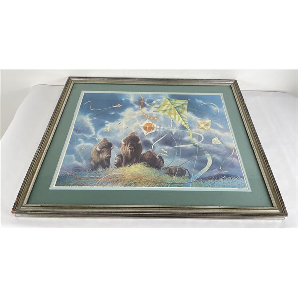 Walter Hook Buffalo Kite Missoula Montana Print
