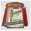 Image 1 : Antique Chesterfield Cigarettes Flange Sign