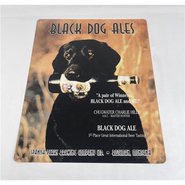 Black Dog Ales Bozeman Montana Beer Sign