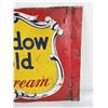 Image 8 : Antique Meadow Gold Ice Cream Flange Sign
