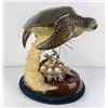 Image 1 : Powell Swanser Turtle Wood Carving Lifesized