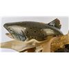 Image 22 : Powell Swanser Trout Wood Carving Lifesized