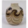 Image 3 : Beautiful Art Glass Swirled Vase Signed