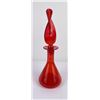 Image 4 : Blenko Glass Architectural Orange Twist Decanter