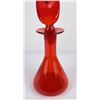 Image 5 : Blenko Glass Architectural Orange Twist Decanter