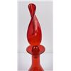 Image 6 : Blenko Glass Architectural Orange Twist Decanter