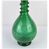 Image 2 : Blenko Glass Architectural Green Crackle Decanter