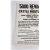 Image 2 : Lemhi Idaho Cattle Rustler Reward Broadside Poster
