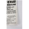 Image 3 : Lemhi Idaho Cattle Rustler Reward Broadside Poster