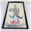 Image 1 : Antique Lakshmi Hindu Painting on Silk