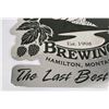 Image 3 : Bitterroot Brewing Company Sign Hamilton Montana