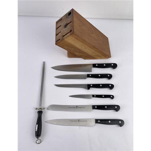 JA Henckles Kitchen Chef Knife Block Set