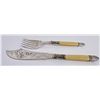 Image 1 : Antique Regency Fish Knife and Fork Ornate