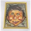 Image 1 : Alfred E. Neuman MAD Magazine Chalk Drawing