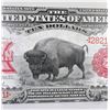 Image 3 : 1901 $10 Bill Bison Buffalo Note Giclée on Canvas