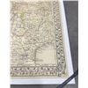 Image 4 : The Lonesome Dove Trail Map on Canvas