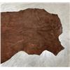 Image 12 : Tanned Buffalo Leather Hide 80" Long