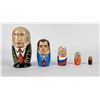 Image 1 : Russian Political Party Nesting Doll Set