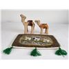 Image 1 : Middle Eastern Leather Camels and Mat