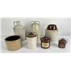 Image 1 : Group of Stoneware Crocks Jars Jugs