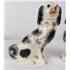 Image 2 : Pair of Staffordshire Pottery Dogs