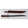 Image 8 : Damascus and Walnut Short Sword