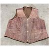Image 1 : New Bison Buffalo Leather Cowboy Vest