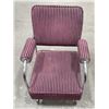 Image 1 : Art Deco Purple Velvet Springer Chair