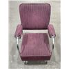 Image 2 : Art Deco Purple Velvet Springer Chair