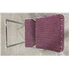 Image 8 : Art Deco Purple Velvet Springer Chair